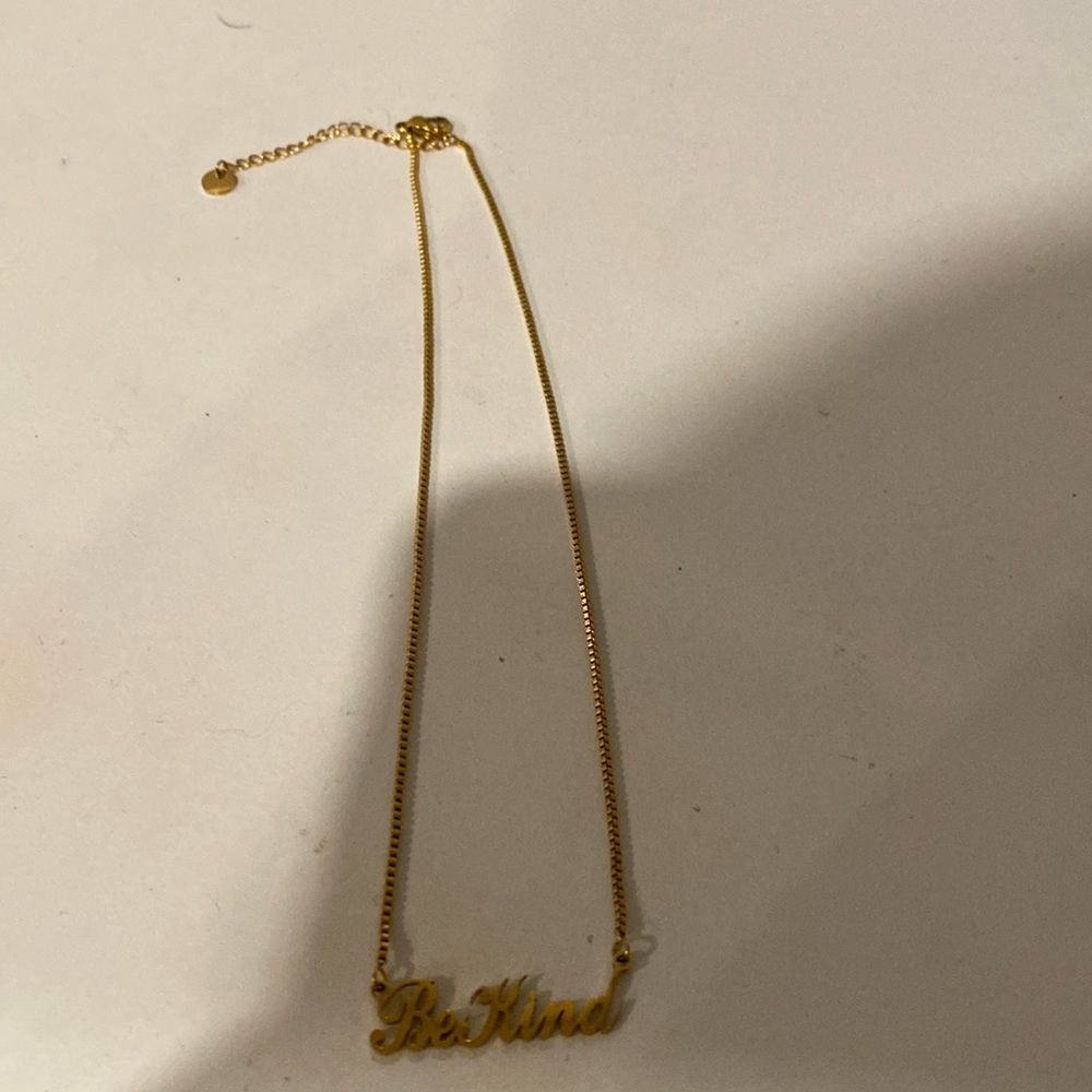 Be Kind Gold Necklace